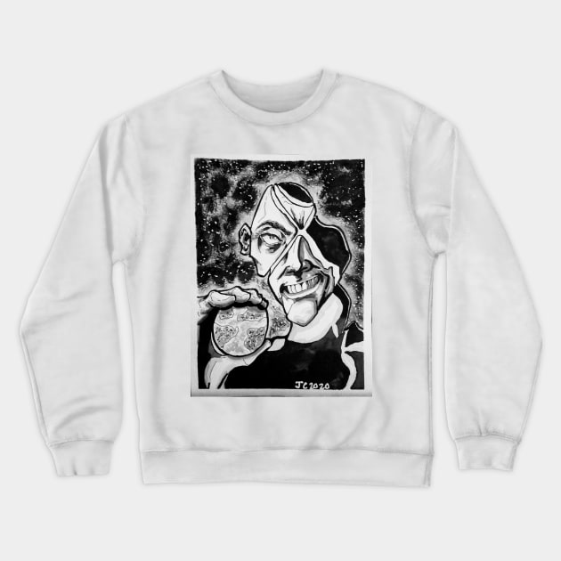 Doom Patrol "The Mind Is The Limit" Mr. Nobody portrait (original) Crewneck Sweatshirt by StagArtStudios